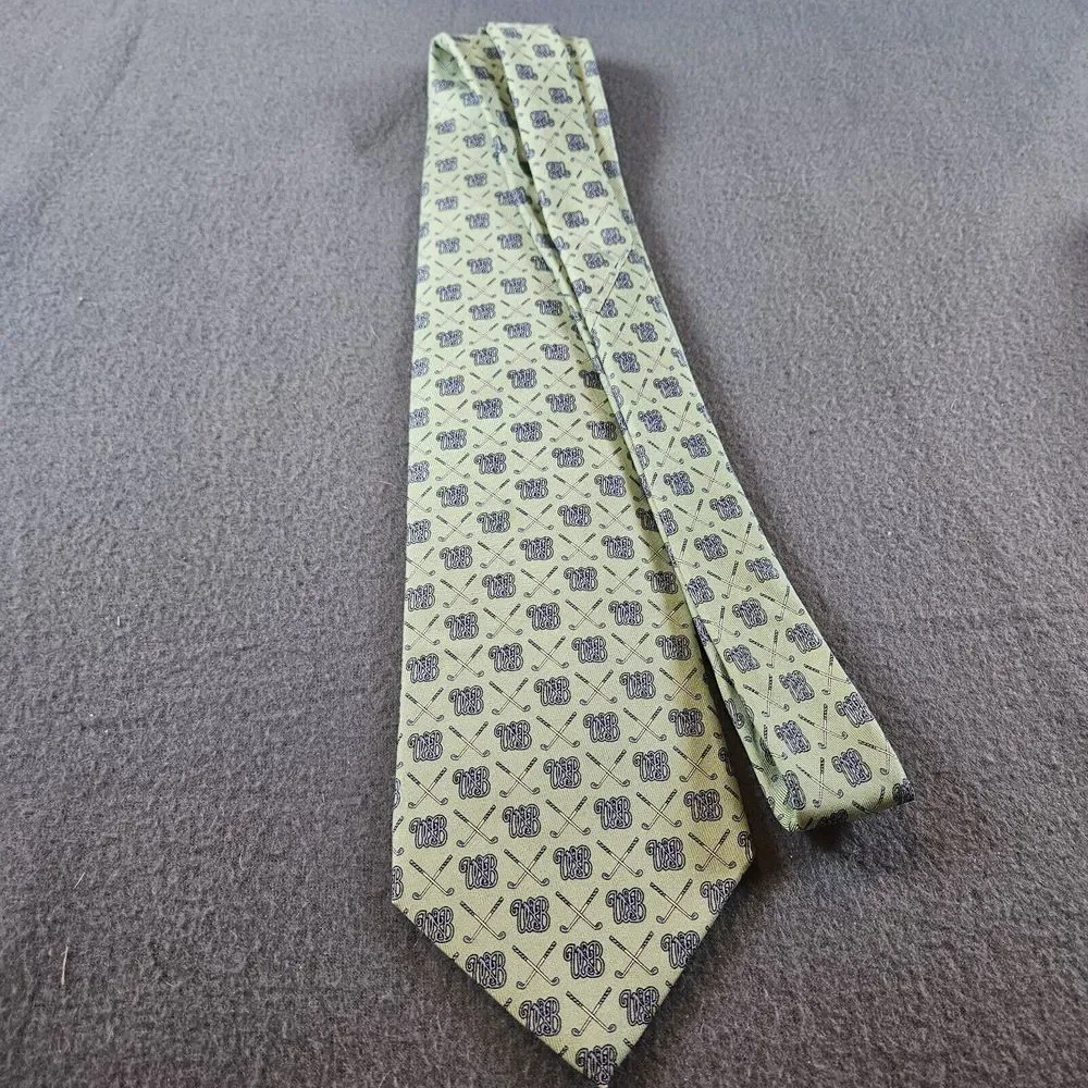 Vineyard Vines Wee Burn‎ Country Club Silk Neck Tie Green 60x3.75